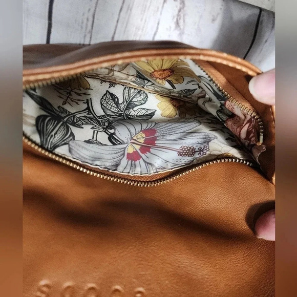 Milkmaid Goods Brooklyn Backpack in Cognac with Hattie Interior - Picture 7 of 16